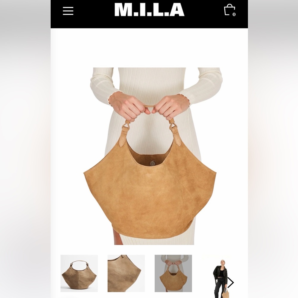 NWT- M.I.L.A Tan Women's Tote Bag
